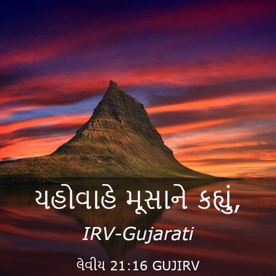 Picture 03 - લેવીય 21:16 GUJIRV - યહોવાહે મૂસાને - Bible Verse Picture