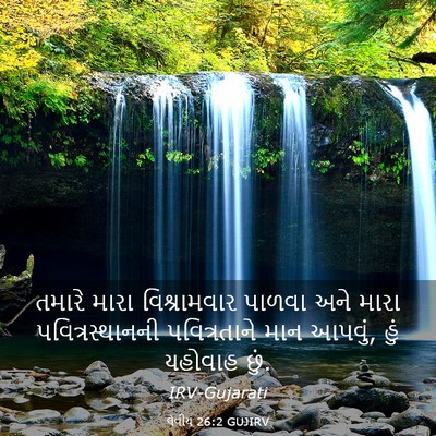 Picture 03 - લેવીય 26:2 GUJIRV - તમારે મારા - Bible Verse Picture