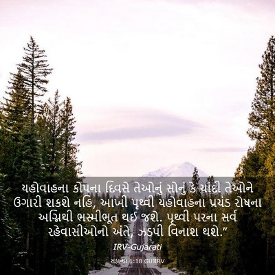 Picture 03 - સફાન્યા 1:18 GUJIRV - યહોવાહના કોપના - Bible Verse Picture