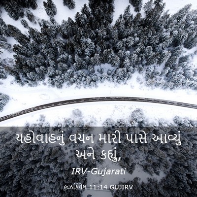 Picture 03 - હઝકિયેલ 11:14 GUJIRV - યહોવાહનું વચન - Bible Verse Picture