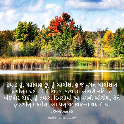 Picture 03 - હઝકિયેલ 12:25 GUJIRV - કેમ કે હું, યહોવાહ - Bible Verse Picture