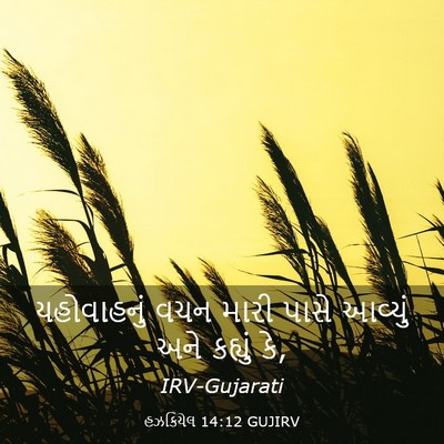 Picture 03 - હઝકિયેલ 14:12 GUJIRV - યહોવાહનું વચન - Bible Verse Picture