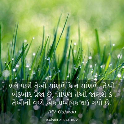 Picture 03 - હઝકિયેલ 2:5 GUJIRV - ભલે પછી તેઓ સાંભળે - Bible Verse Picture