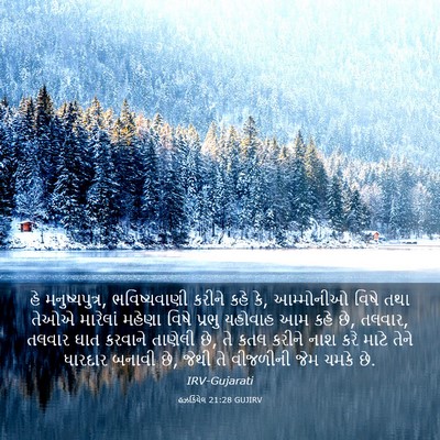 Picture 03 - હઝકિયેલ 21:28 GUJIRV - હે મનુષ્યપુત્ર, - Bible Verse Picture
