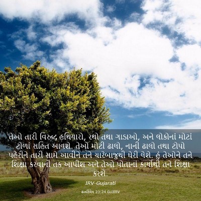 Picture 03 - હઝકિયેલ 23:24 GUJIRV - તેઓ તારી વિરુદ્ધ - Bible Verse Picture
