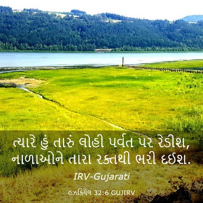 Picture 03 - હઝકિયેલ 32:6 GUJIRV - ત્યારે હું તારું - Bible Verse Picture