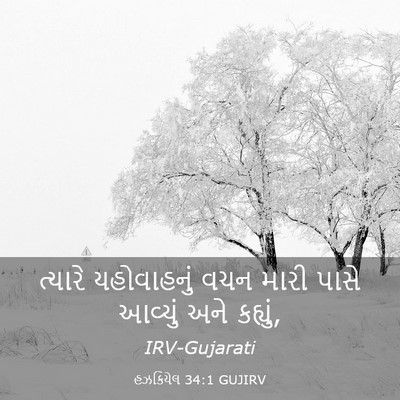 Picture 03 - હઝકિયેલ 34:1 GUJIRV - ત્યારે યહોવાહનું - Bible Verse Picture