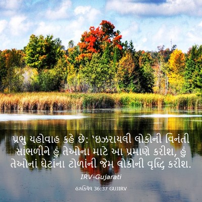 Picture 03 - હઝકિયેલ 36:37 GUJIRV - પ્રભુ યહોવાહ કહે - Bible Verse Picture
