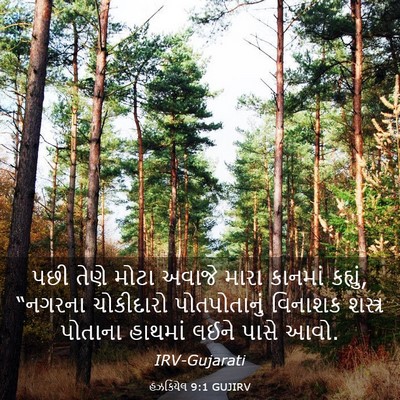 Picture 03 - હઝકિયેલ 9:1 GUJIRV - પછી તેણે મોટા - Bible Verse Picture