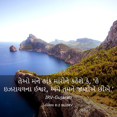 Picture 03 - હોશિયા 8:2 GUJIRV - તેઓ મને હાંક - Bible Verse Picture