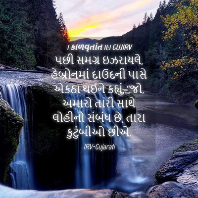 Picture 04 - 1 કાળવૃતાંત 11:1 GUJIRV - પછી સમગ્ર ઇઝરાયલે, - Bible Verse Picture