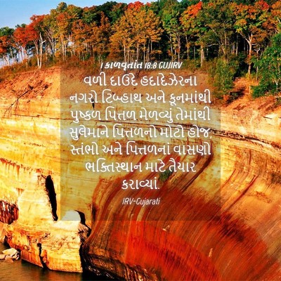 Picture 04 - 1 કાળવૃતાંત 18:8 GUJIRV - વળી દાઉદે - Bible Verse Picture