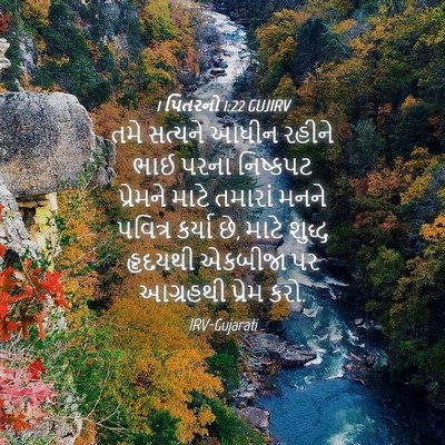 Picture 04 - 1 પિતરનો 1:22 GUJIRV - તમે સત્યને આધીન - Bible Verse Picture