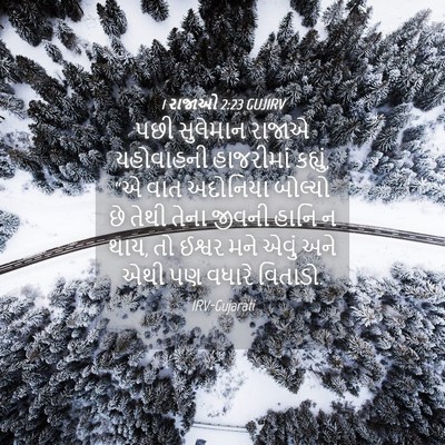 Picture 04 - 1 રાજાઓ 2:23 GUJIRV - પછી સુલેમાન રાજાએ - Bible Verse Picture