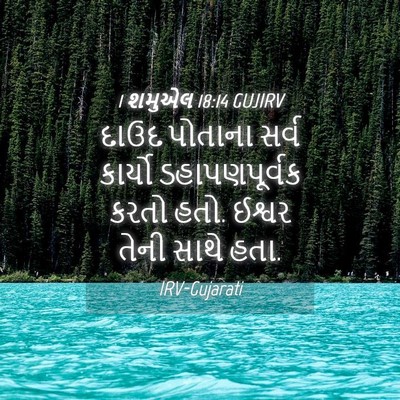 Picture 04 - 1 શમુએલ 18:14 GUJIRV - દાઉદ પોતાના સર્વ - Bible Verse Picture