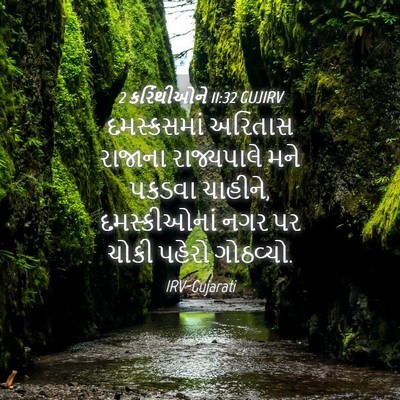 Picture 04 - 2 કરિંથીઓને 11:32 GUJIRV - દમસ્કસમાં અરિતાસ - Bible Verse Picture
