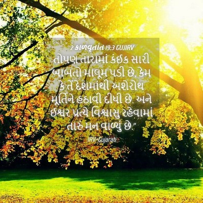 Picture 04 - 2 કાળવૃતાંત 19:3 GUJIRV - તોપણ તારામાં કંઈક - Bible Verse Picture