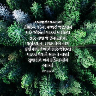 Picture 04 - 2 કાળવૃતાંત 34:11 GUJIRV - તેઓએ ઘડેલા પથ્થરો - Bible Verse Picture