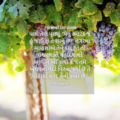 Picture 04 - 2 રાજાઓ 23:17 GUJIRV - પછી તેણે પૂછ્યું, - Bible Verse Picture