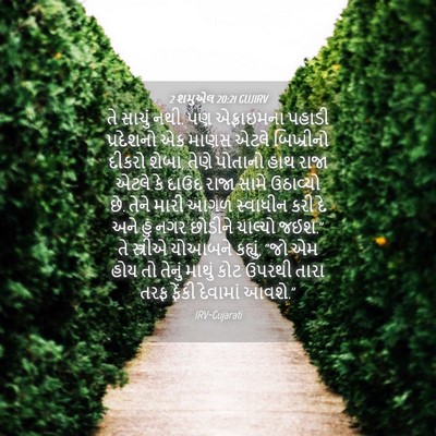 Picture 04 - 2 શમુએલ 20:21 GUJIRV - તે સાચું નથી. પણ - Bible Verse Picture