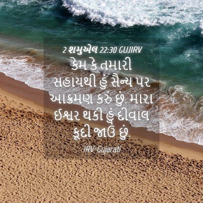 Picture 04 - 2 શમુએલ 22:30 GUJIRV - કેમ કે તમારી - Bible Verse Picture