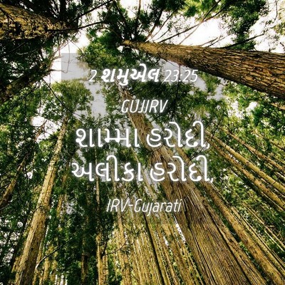 Picture 04 - 2 શમુએલ 23:25 GUJIRV - શામ્મા હરોદી, - Bible Verse Picture