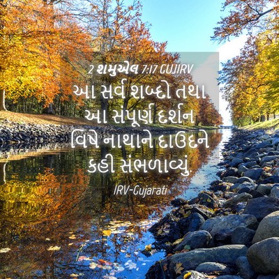 Picture 04 - 2 શમુએલ 7:17 GUJIRV - આ સર્વ શબ્દો તથા આ - Bible Verse Picture