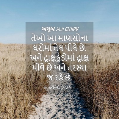 Picture 04 - અયૂબ 24:11 GUJIRV - તેઓ આ માણસોના - Bible Verse Picture