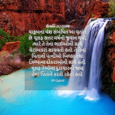 Picture 04 - ઉત્પત્તિ 37:2 GUJIRV - યાકૂબના વંશ - Bible Verse Picture