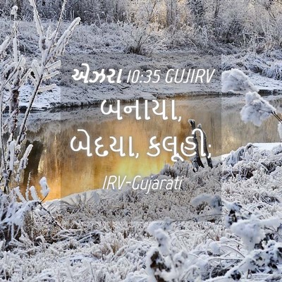 Picture 04 - એઝરા 10:35 GUJIRV - બનાયા, બેદયા, - Bible Verse Picture