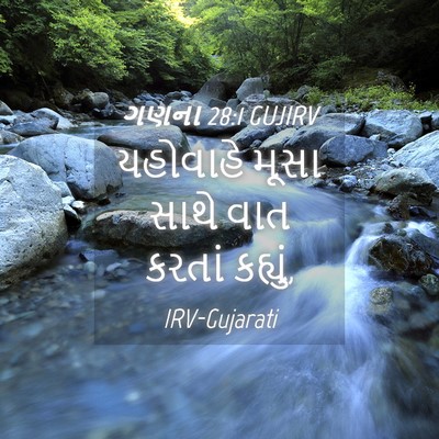 Picture 04 - ગણના 28:1 GUJIRV - યહોવાહે મૂસા સાથે - Bible Verse Picture
