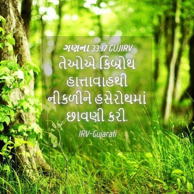 Picture 04 - ગણના 33:17 GUJIRV - તેઓએ કિબ્રોથ - Bible Verse Picture