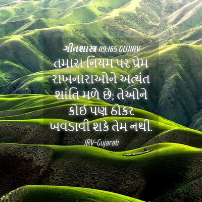 Picture 04 - ગીતશાસ્ત્ર 119:165 GUJIRV - તમારા નિયમ પર - Bible Verse Picture