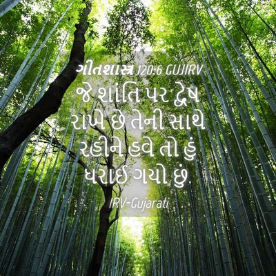 Picture 04 - ગીતશાસ્ત્ર 120:6 GUJIRV - જે શાંતિ પર દ્વેષ - Bible Verse Picture