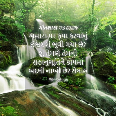 Picture 04 - ગીતશાસ્ત્ર 77:9 GUJIRV - અમારા પર કૃપા - Bible Verse Picture