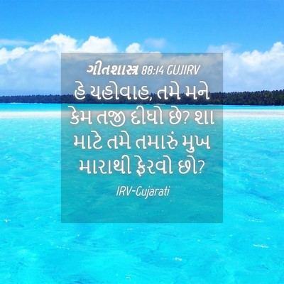 Picture 04 - ગીતશાસ્ત્ર 88:14 GUJIRV - હે યહોવાહ, તમે મને - Bible Verse Picture