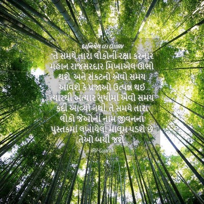 Picture 04 - દાનિયેલ 12:1 GUJIRV - “તે સમયે તારા - Bible Verse Picture