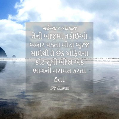 Picture 04 - નહેમ્યા 3:27 GUJIRV - તેની બાજુમાં - Bible Verse Picture