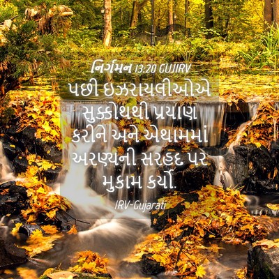 Picture 04 - નિર્ગમન 13:20 GUJIRV - પછી ઇઝરાયલીઓએ - Bible Verse Picture