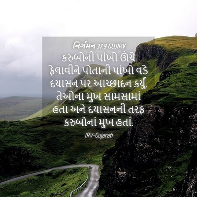 Picture 04 - નિર્ગમન 37:9 GUJIRV - કરુબોની પાંખો - Bible Verse Picture