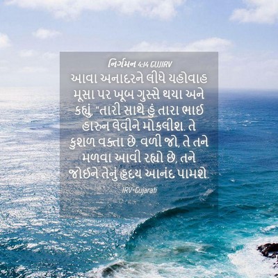 Picture 04 - નિર્ગમન 4:14 GUJIRV - આવા અનાદરને લીધે - Bible Verse Picture
