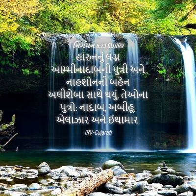 Picture 04 - નિર્ગમન 6:23 GUJIRV - હારુનનું લગ્ન - Bible Verse Picture