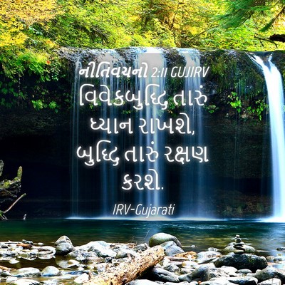 Picture 04 - નીતિવચનો 2:11 GUJIRV - વિવેકબુદ્ધિ તારું - Bible Verse Picture