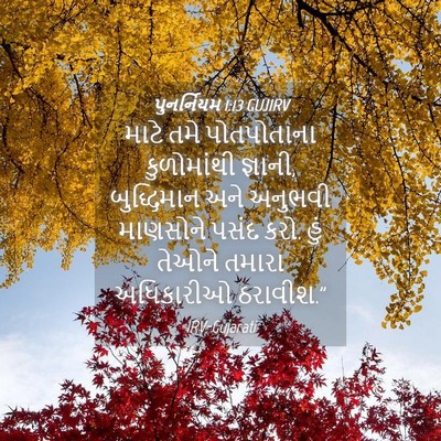 Picture 04 - પુનર્નિયમ 1:13 GUJIRV - માટે તમે - Bible Verse Picture