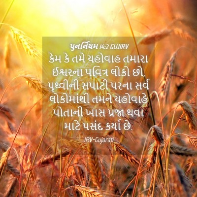 Picture 04 - પુનર્નિયમ 14:2 GUJIRV - કેમ કે તમે યહોવાહ - Bible Verse Picture
