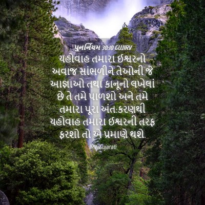 Picture 04 - પુનર્નિયમ 30:10 GUJIRV - યહોવાહ તમારા - Bible Verse Picture