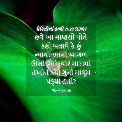 Picture 04 - પ્રેરિતોનાં ક્રત્યો 24:20 GUJIRV - હવે આ માણસો પોતે - Bible Verse Picture