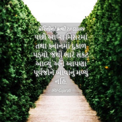 Picture 04 - પ્રેરિતોનાં ક્રત્યો 7:11 GUJIRV - પછી આખા મિસરમાં - Bible Verse Picture