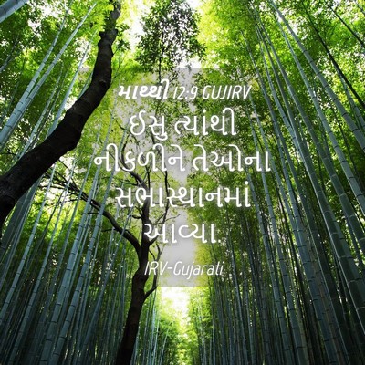 Picture 04 - માથ્થી 12:9 GUJIRV - ઈસુ ત્યાંથી - Bible Verse Picture