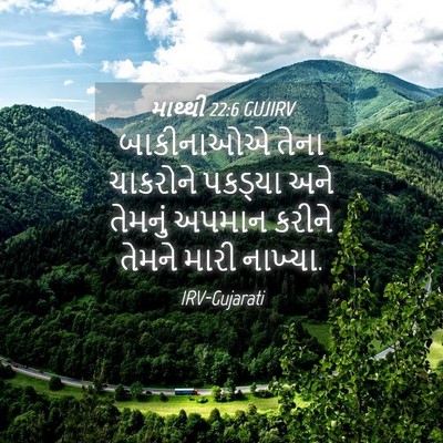 Picture 04 - માથ્થી 22:6 GUJIRV - બાકીનાઓએ તેના - Bible Verse Picture